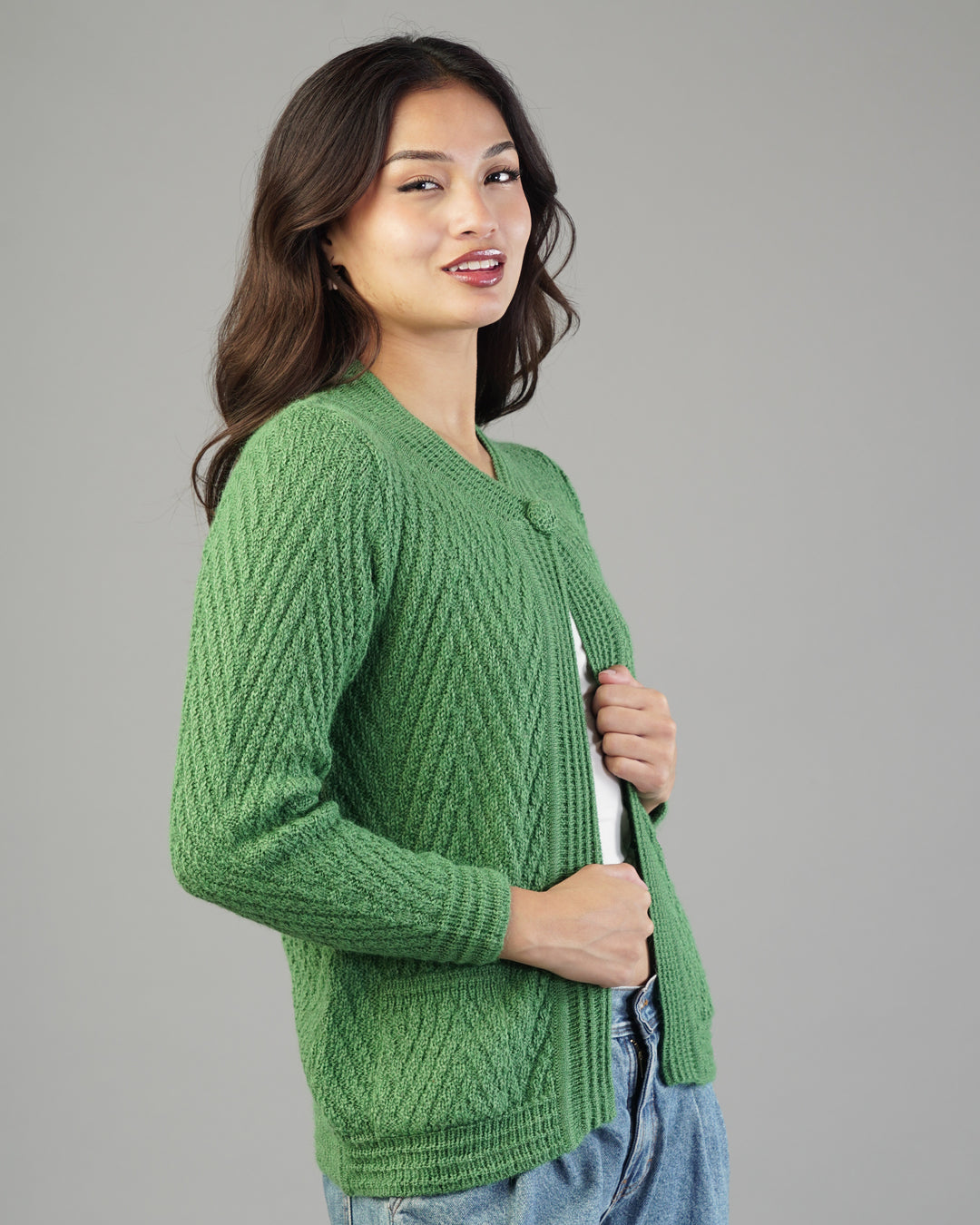 Maeve V-Neck Knit Cardigan