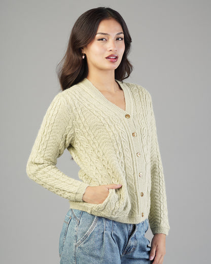 Iris V-Neck Knit Cardigan