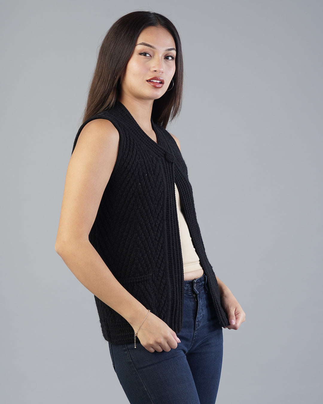 Vera V-Neck Knit Cardigan