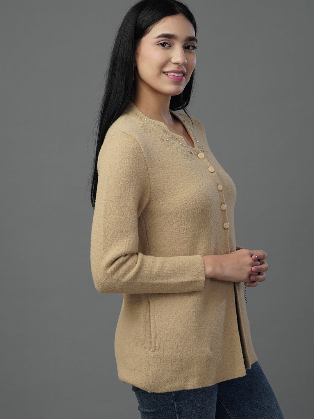 The Sand & Silk Rose Jacquard