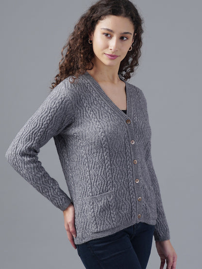 Virsa Classic V-Neck Cardigan