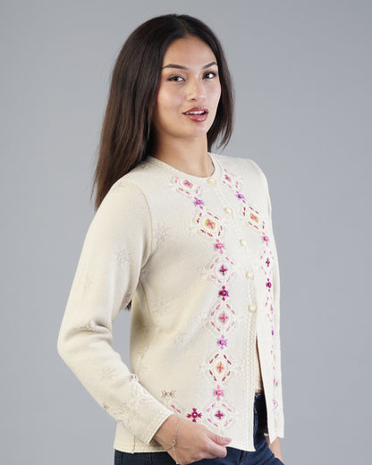 Adele Embroidered Cardigan