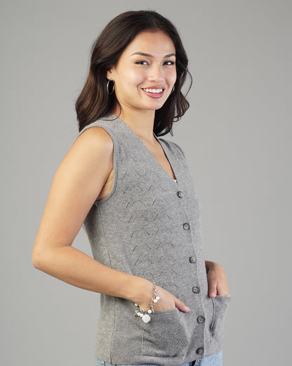 Elara V-Neck Knit Cardigan