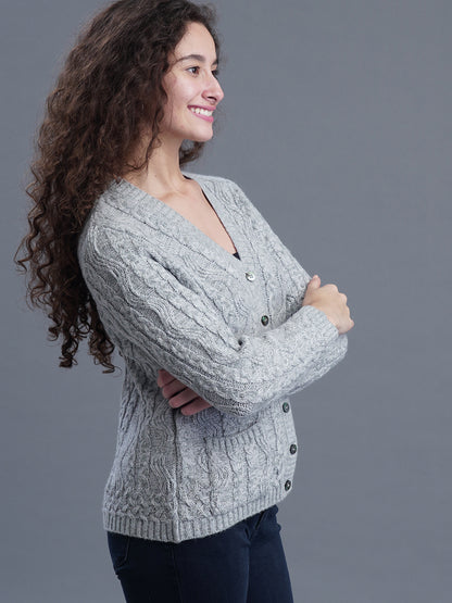 Sandstone V-Neck CARDIGAN