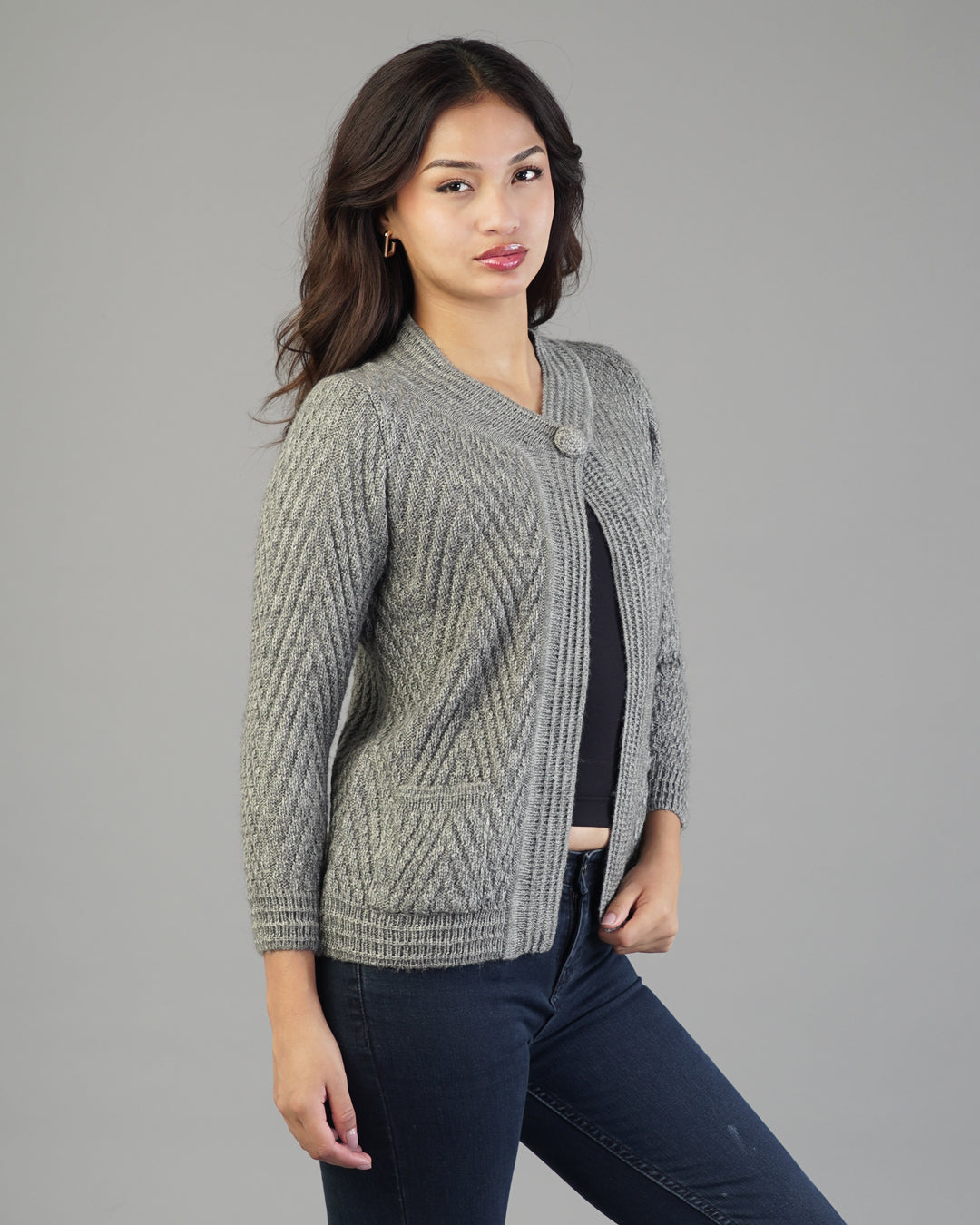Maeve V-Neck Knit Cardigan