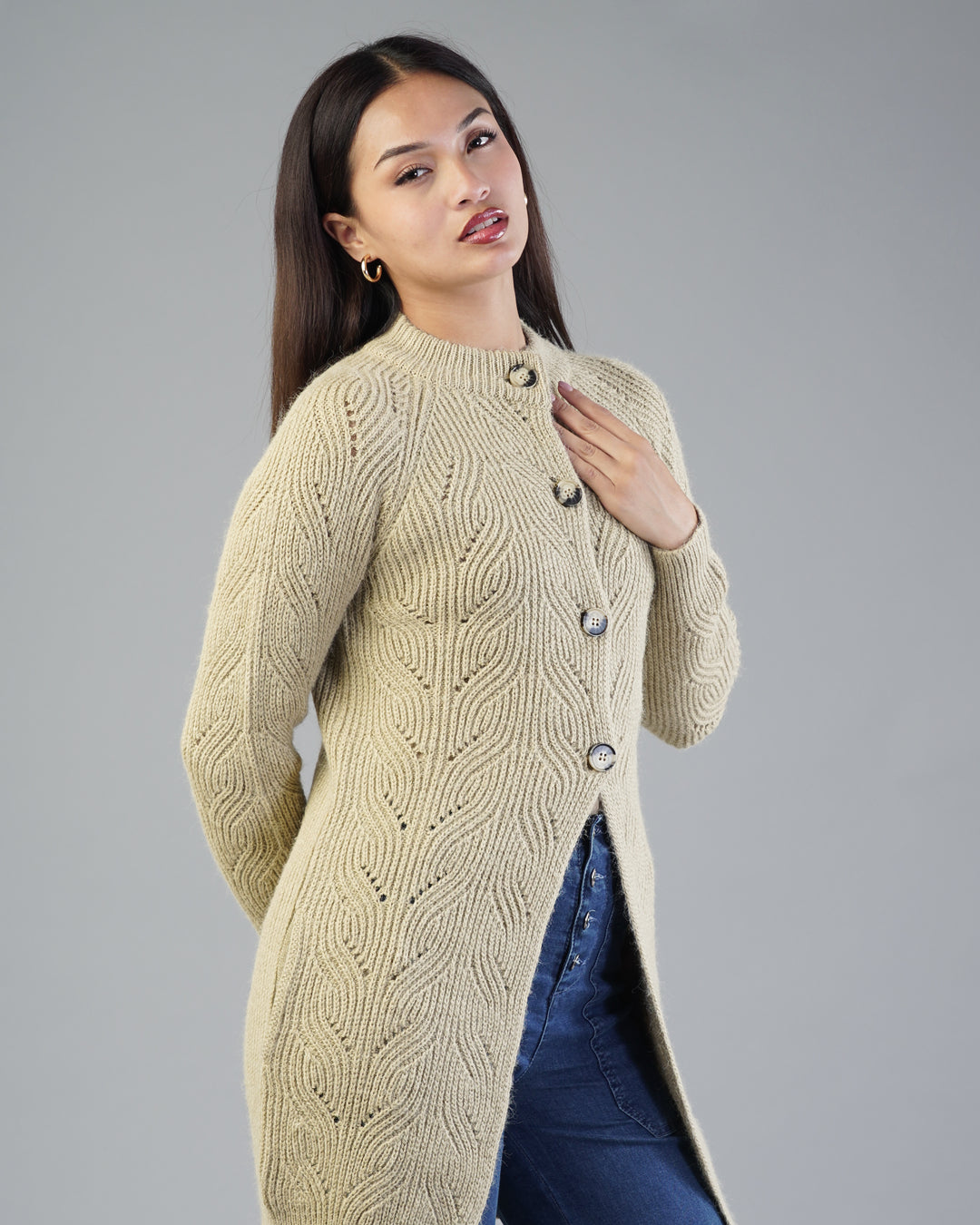 Rosalie Knit Longline Cardigan