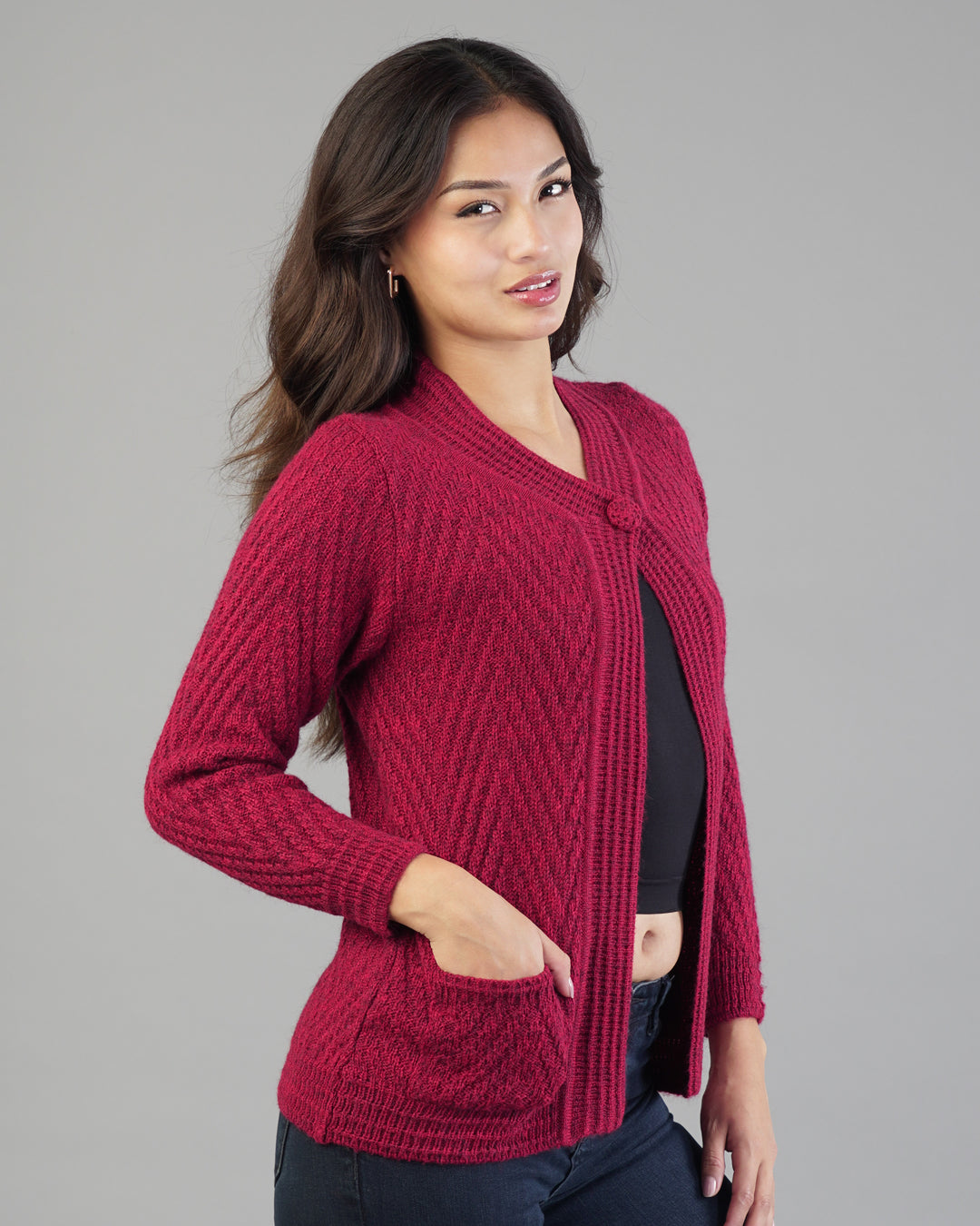 Maeve V-Neck Knit Cardigan