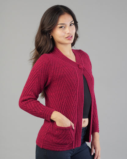 Maeve V-Neck Knit Cardigan