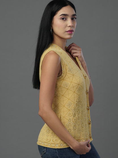 The Golden Hour Jacquard Cardigan