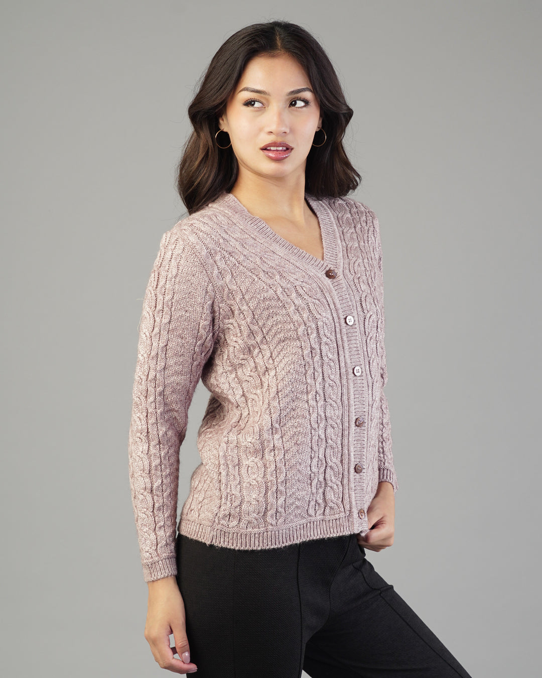 Iris V-Neck Knit Cardigan