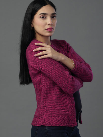 The Aristocrat Prince Collar (Burgundy/Grey)