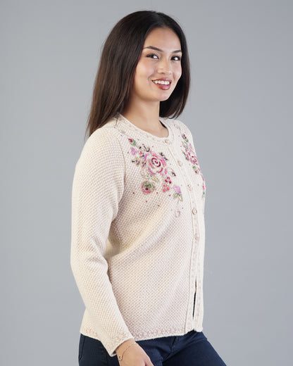 Camille Embroidered Cardigan