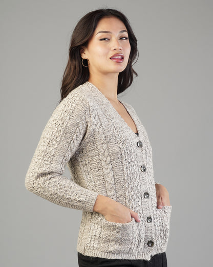 Rhea V-Neck Knit Cardigan