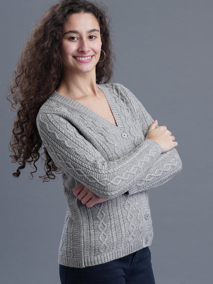 ElmShade V-Neck Cardigan