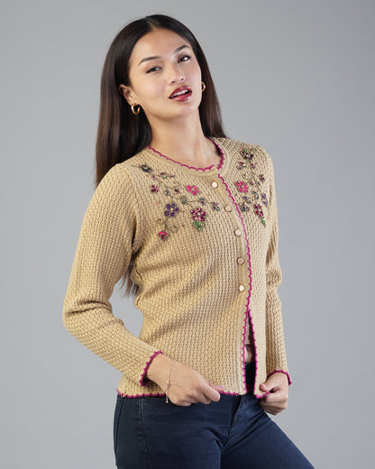Rosa Embroidered Cardigan