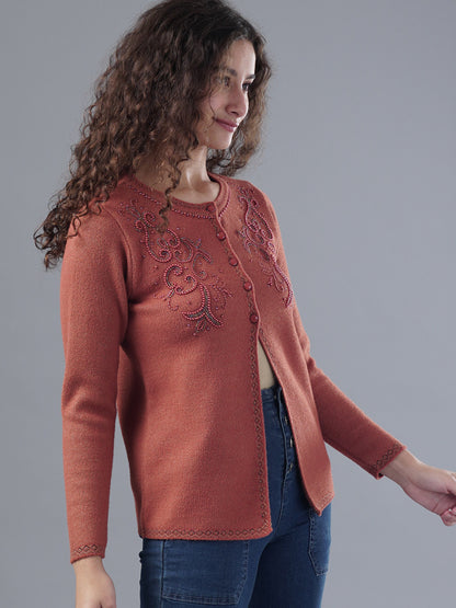 Virsa Ornate Embroidered Cardigan