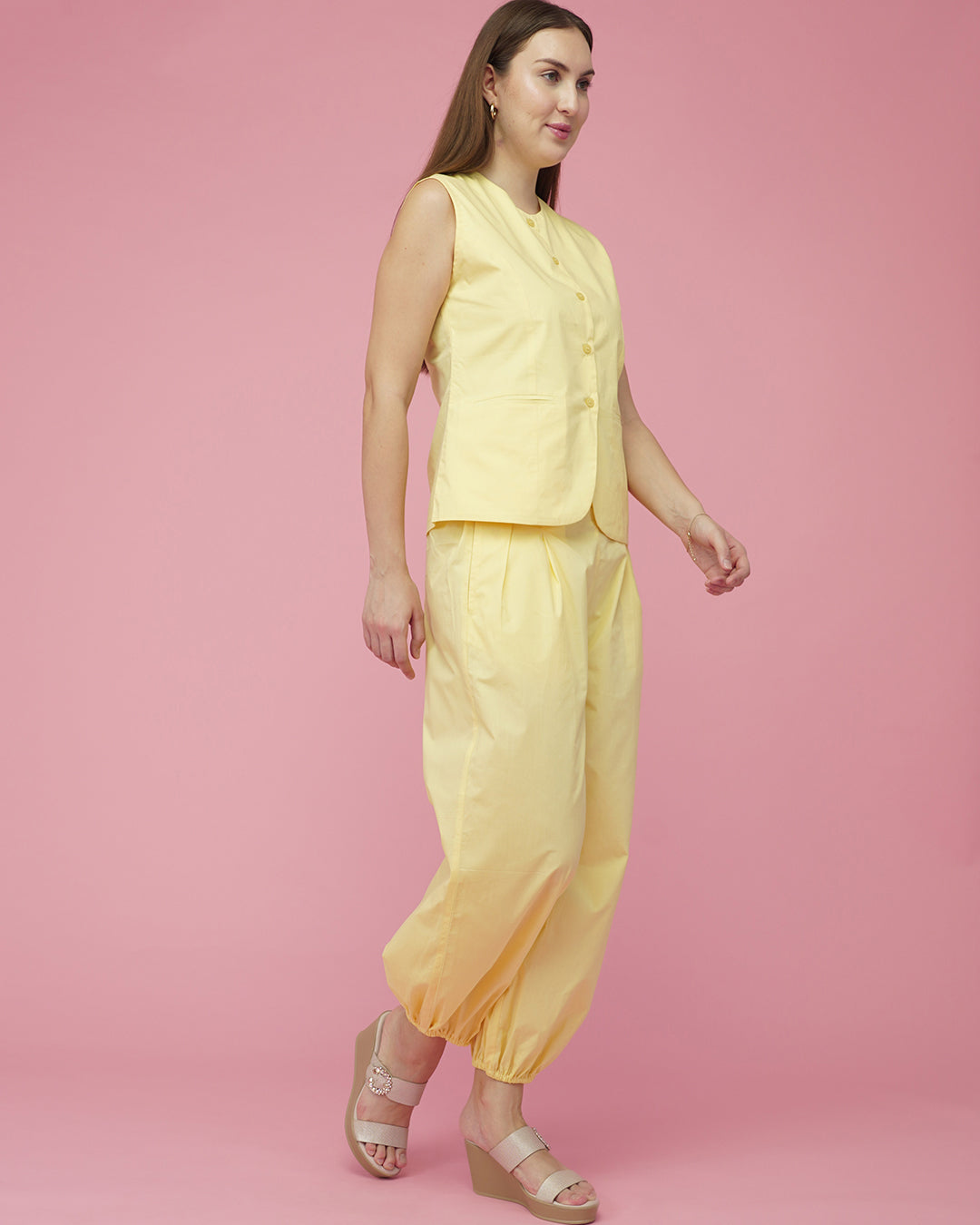 Virsa Lemon Sorbet Lounge Set
