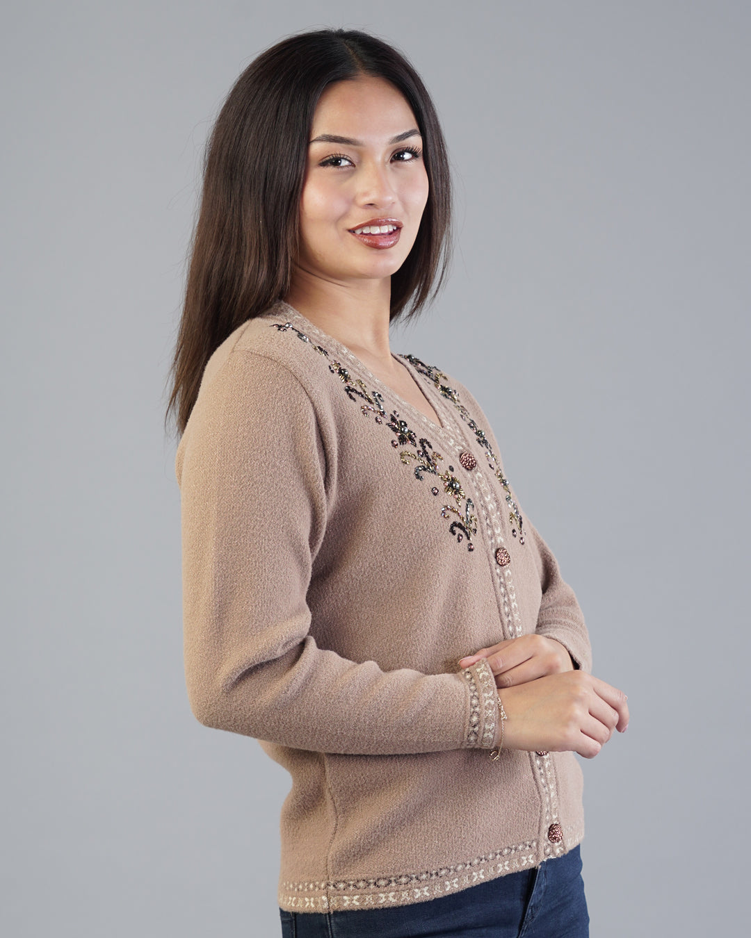 Alora Beaded Cardigan