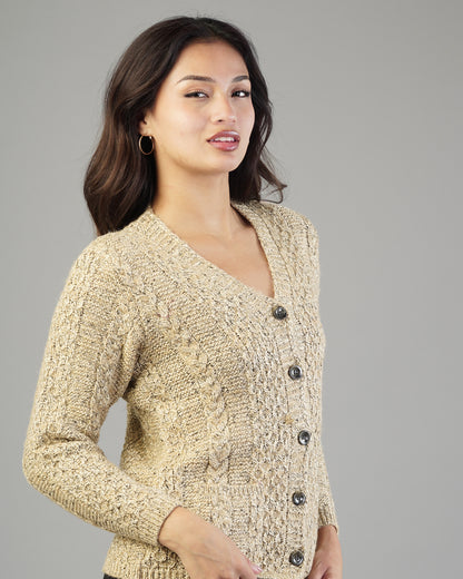 Rhea V-Neck Knit Cardigan