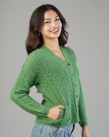 Iris V-Neck Knit Cardigan
