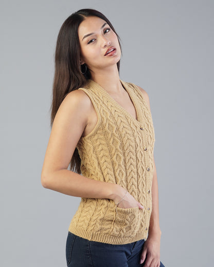 Isla V-Neck Knit Cardigan