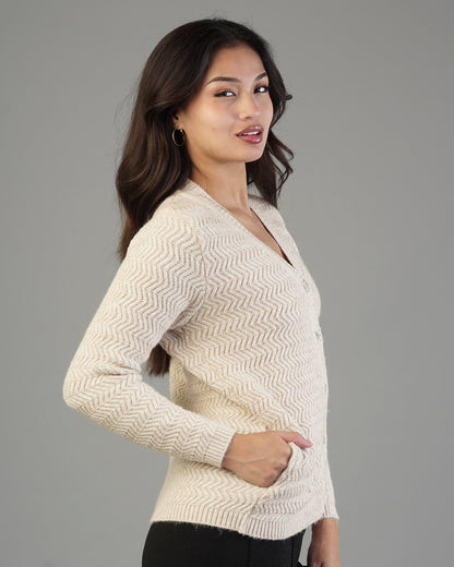 Noelle V-Neck Knit Cardigan