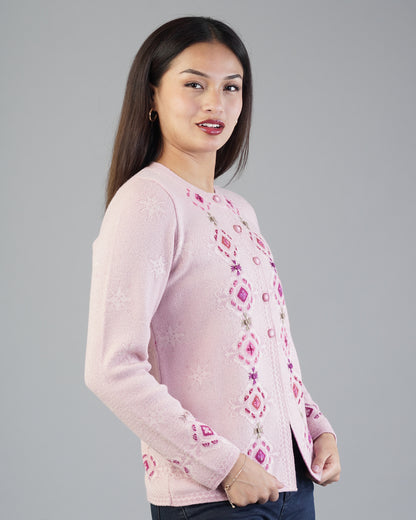 Adele Embroidered Cardigan