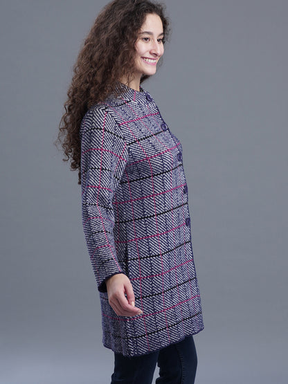  Elira Long Jacquard Cardigan