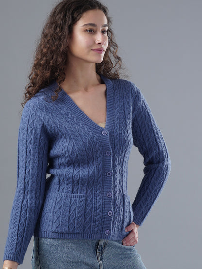 Virsa Cozy Cable Knit Cardigan
