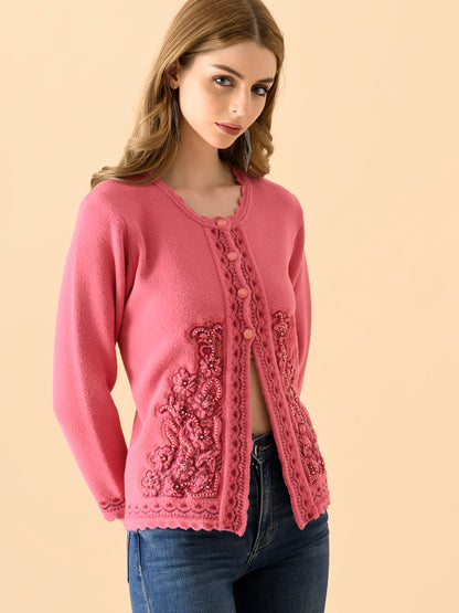 Blush Serenity Turtle-Neck Pullover
