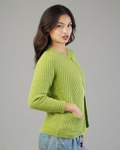 Maeve V-Neck Knit Cardigan