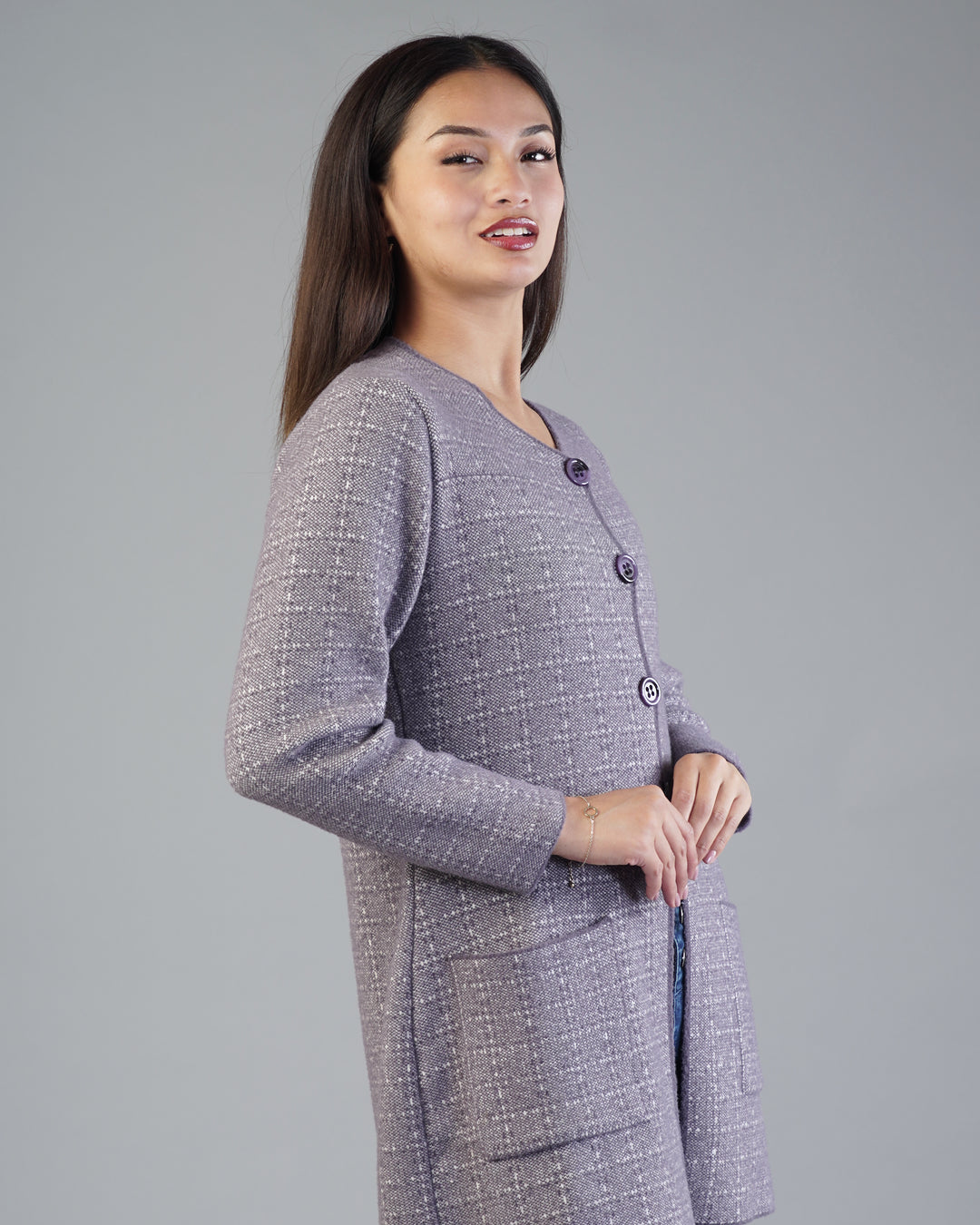 Serena Jacquard Cardigan