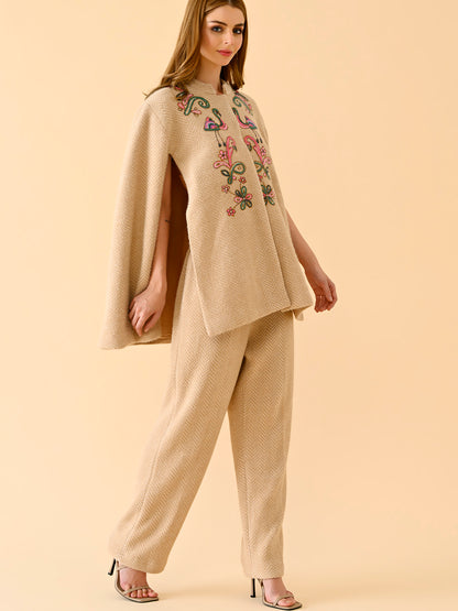 Sandstone Serenity Embroidered Co-Ord