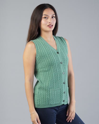 Siena V-Neck Knit Cardigan