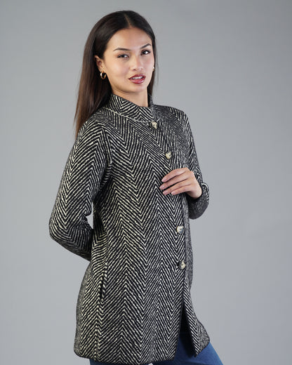 Juliet Jacquard Cardigan