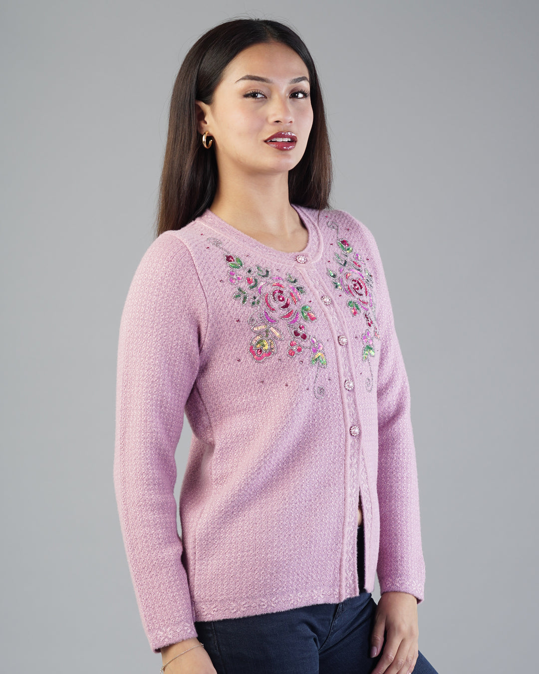 Camille Embroidered Cardigan