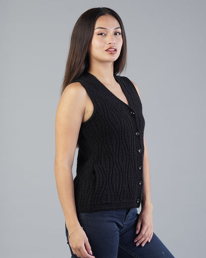 Lyra V-Neck Knit Cardigan