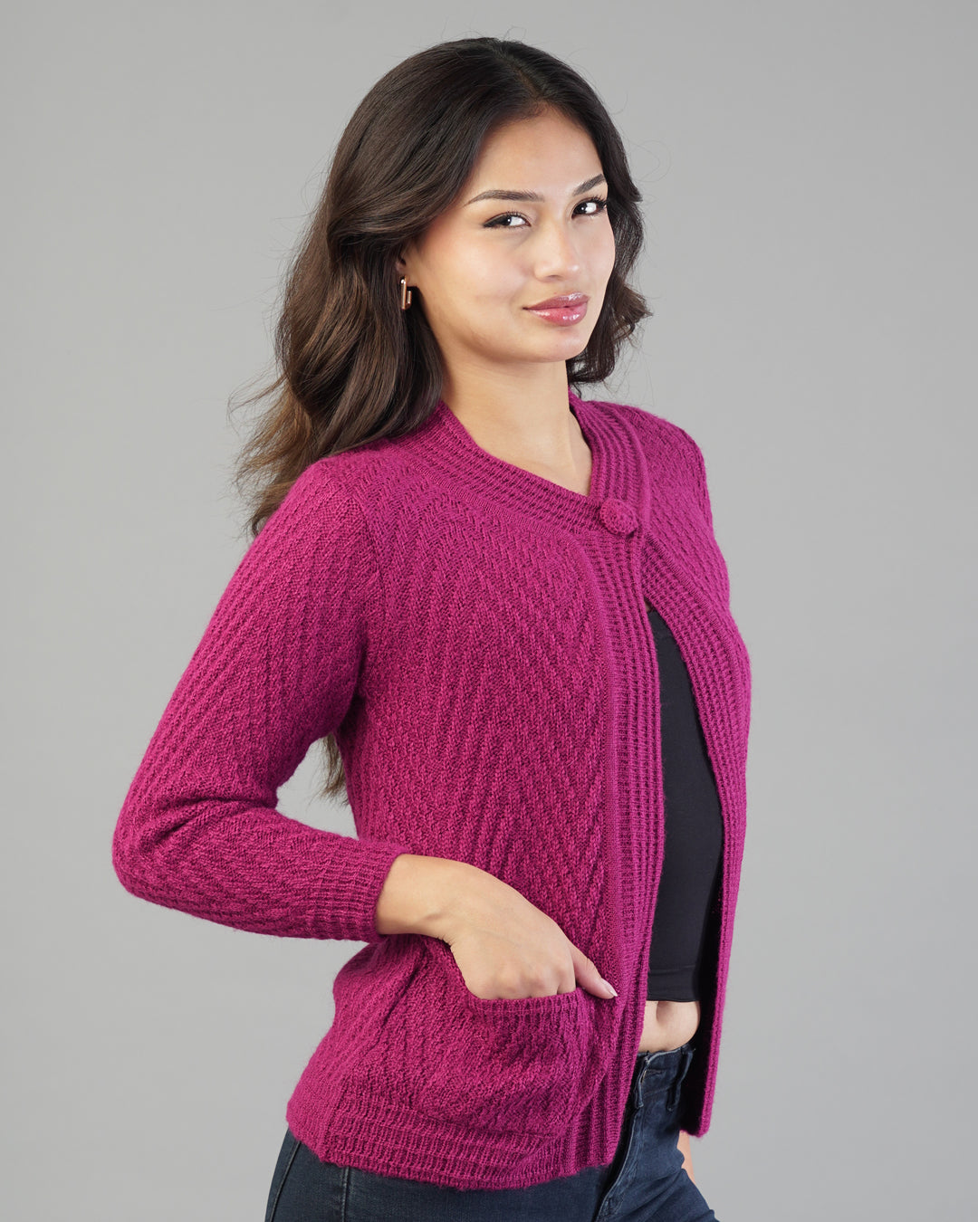 Maeve V-Neck Knit Cardigan