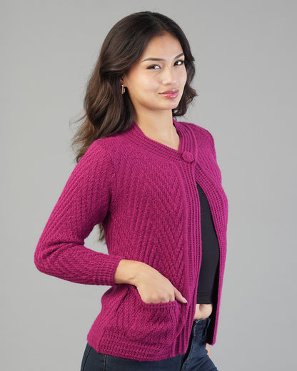 Maeve V-Neck Knit Cardigan