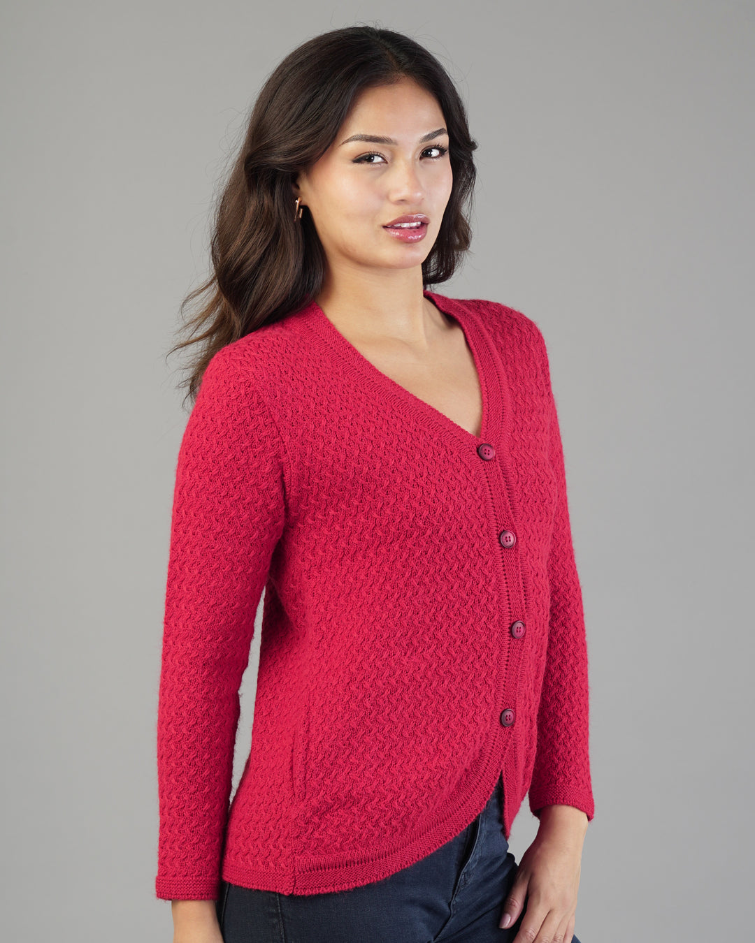 Freya V-Neck Knit Cardigan