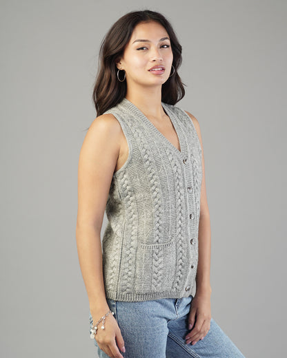 Sofia V-Neck Knit Cardigan