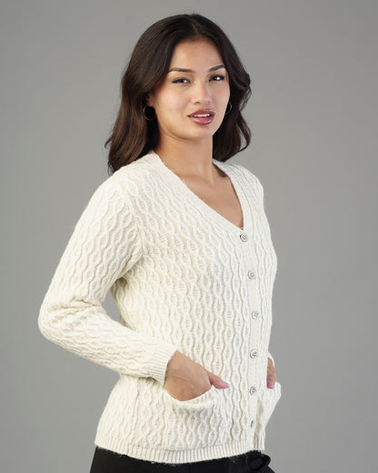Anya V-Neck Knit Cardigan