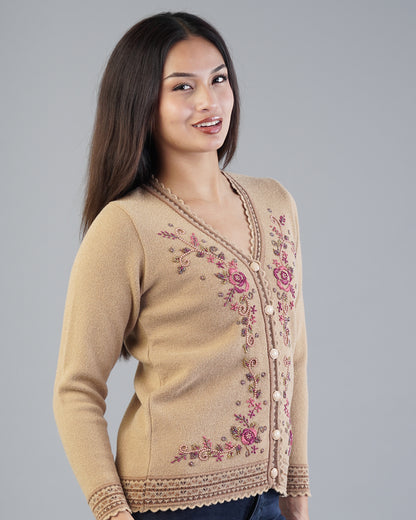 Nadia Embroidered Cardigan