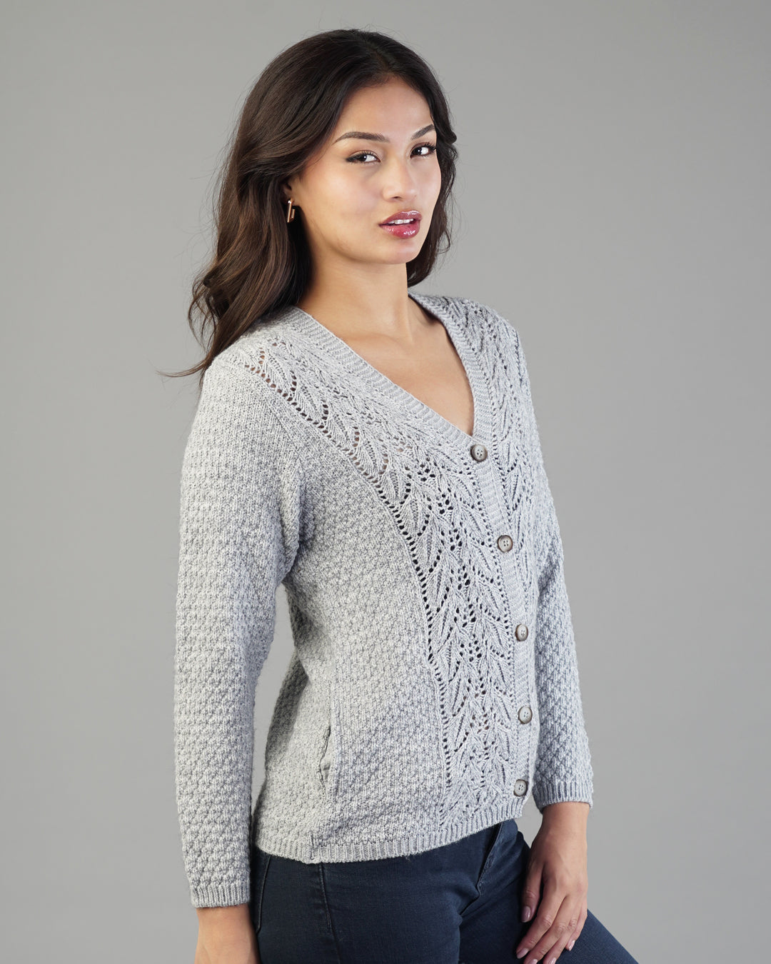 Mina V-Neck Knit Cardigan
