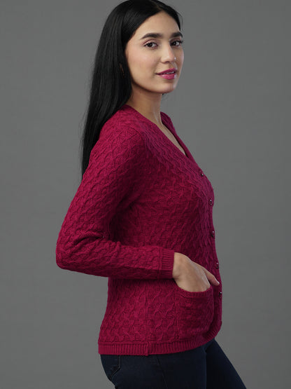 Virsa Venice Velvet Self Cardigan
