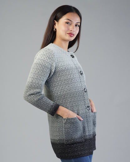 Alessia Jacquard Cardigan