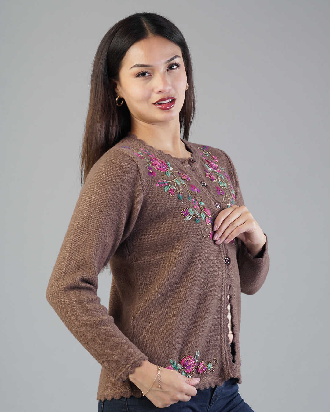 Ivy Embroidered Cardigan