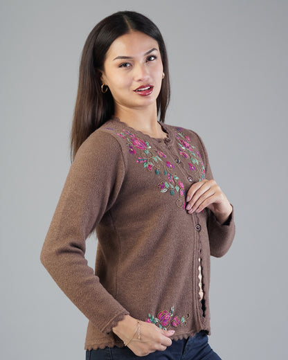 Ivy Embroidered Cardigan