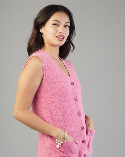Elara V-Neck Knit Cardigan
