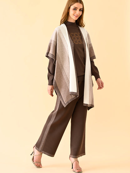 Misty Taupe Layered Co-Ord